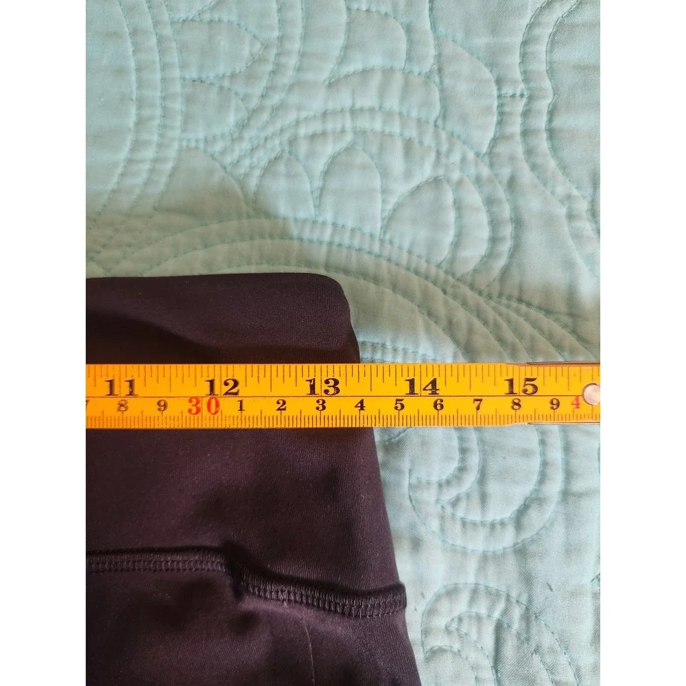 Lululemon Speed Up Crop Leggings Black Size 6‎ Running Tights Pockets W6AV0S